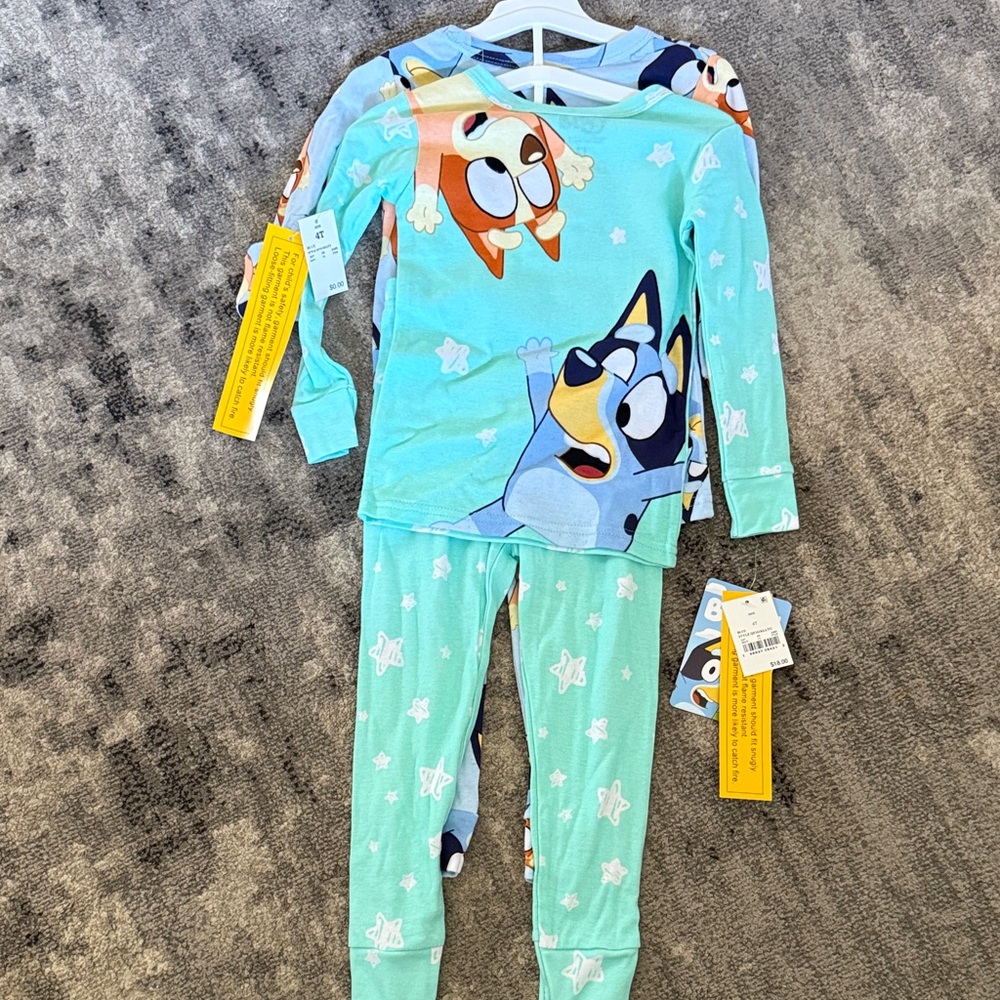 Bluey Kids Pajamas - Blue